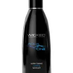Aqua Chill Water Based Cooling Lubricant - 2 Fl. Oz. Lubes & Essentials Wicked Sensual Care