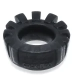 Cock-Lug Lugged Cockring - Black Enhancers Oxballs