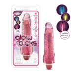 Glow Dicks - Molly Glitter Vibrator - Pink Intimate Care Blush