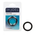Dr. Joel's Silicone Prolong Ring Smooth - Black Cockrings CalExotics