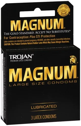 Trojan Magnum - 3 Pack Lubes & Essentials Paradise Marketing