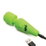 Glow in the Dark Mini Wand - Green Vibrators XR Brands