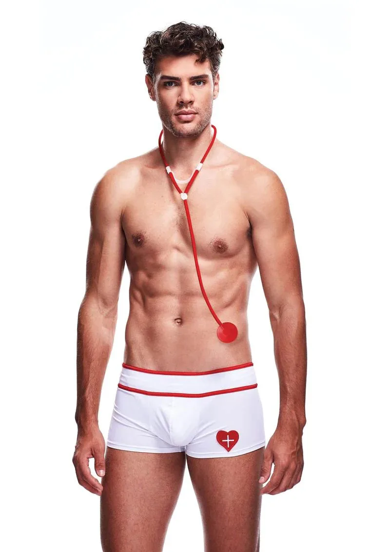 2 Piece Doctor Love Set - Large/xlarge - White Costumes Envy Menswear