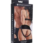 Breathable Strap on - Black Vibrators Sportsheets