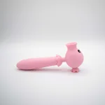 Lick n' Stick Clit Flicker and G-Spot Vibrator - Pink Anal Play Like A Kitten