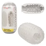 Boundless Reversible Nubby Stroker - Clear Festival & Rave CalExotics