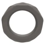 Alpha Liquid Silicone Prolong Prismatic Ring - Gray Enhancers CalExotics