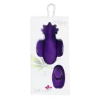 Sativa 10-Function Remote Control Panty Vibrator - 420 Series - Purple Panties & Thongs Maia Toys