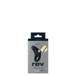 Rev Rechargeable Vibrating C-Ring - Black Festival & Rave VeDO