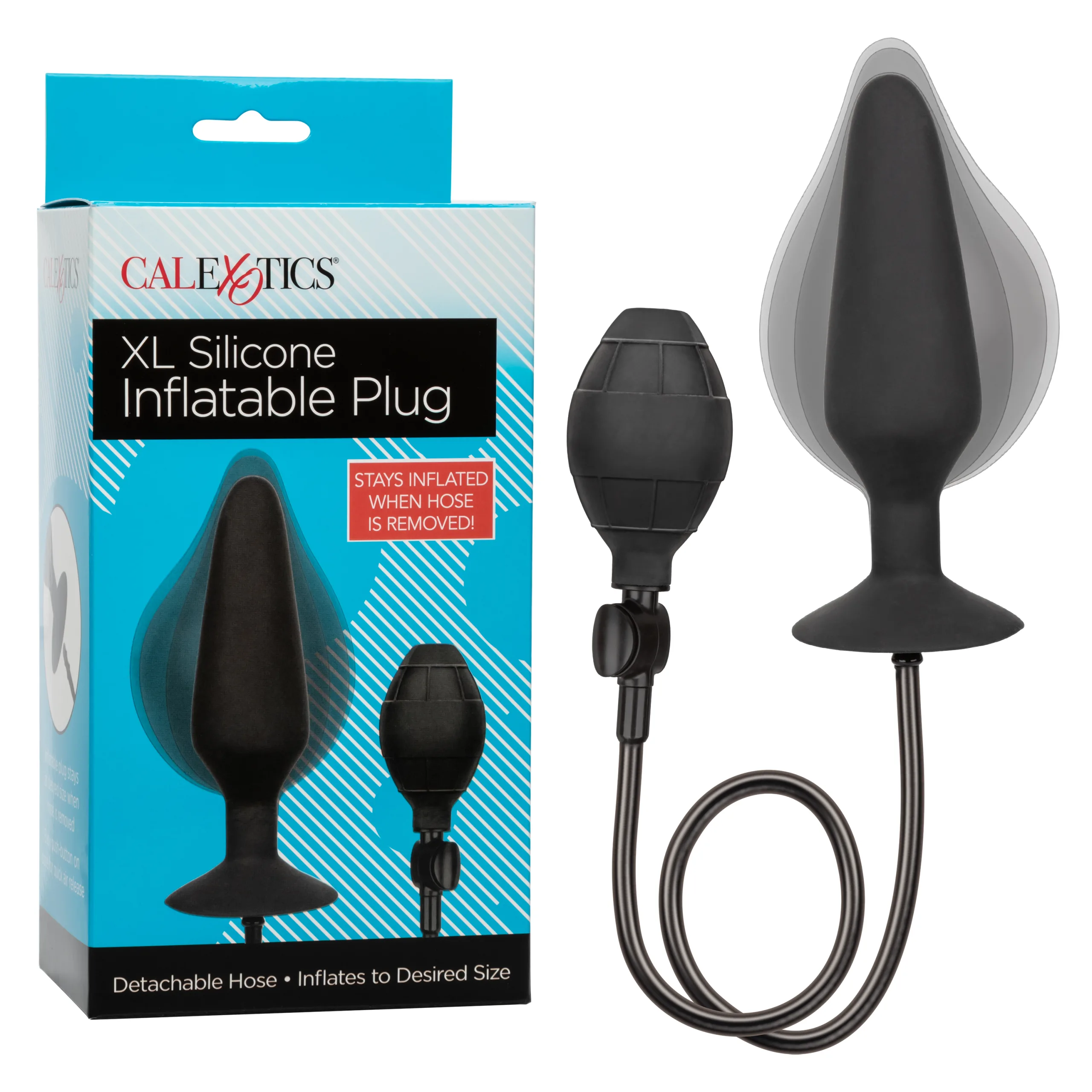 Xl Silicone Inflatable Plug Anal Play CalExotics