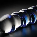 Icicles No. 5 - Clear / Blue Vibrators Pipedream