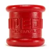 Neo 2 Inch Tall Ball Stretcher Squishy Silicone - Red BDSM & Kink Oxballs