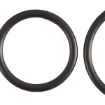 Rubber Cock Ring Set - Black Cockrings Spartacus