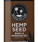 Hemp Seed Massage and Body Oil - Naked in the Woods - 8 Fl. Oz./ 237ml Lubes & Essentials Earthly Body