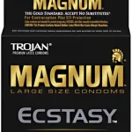 Trojan Magnum Ecstasy - 3 Pack Lubes & Essentials Paradise Marketing