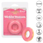 Naughty Bits Dickin Donuts Silicone Donut Cock Ring - Pink Enhancers CalExotics