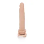 The Accommodator Dual Penetrator - Ivory Cockrings | Cockrings W/Dual Straps CalExotics