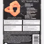 Alpha Liquid Silicone All Star Ring - Orange Enhancers CalExotics