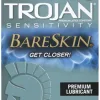 Trojan Sensitivity Bareskin Lubricated Condoms - 10 Pack Lubes & Essentials Paradise Marketing