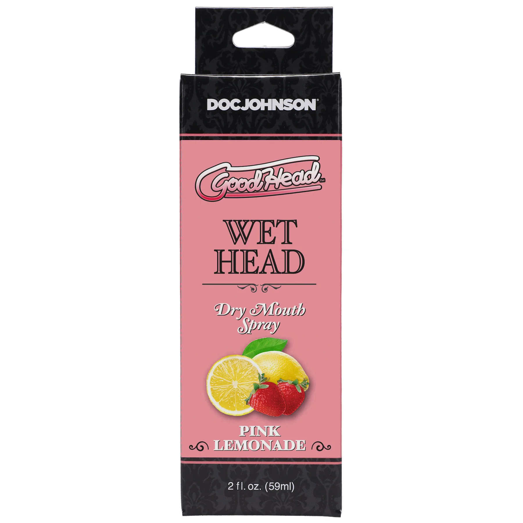Goodhead - Wet Head - Dry Mouth Spray - Pink Lemonade - 2 Fl. Oz. (59ml) Enhancers Doc Johnson