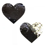 Sequin Medusa Magic Flip Black to Silver I Heart U Nipztix Pasties Robes & Sleepwear Neva Nude
