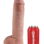 King Cock 11-Inch Cock With Balls - Flesh Dildos Pipedream
