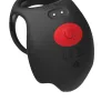 Red Dot Vibrating Cock Ring V3 With Remote - Black/red Couples & C-Rings Icon Brands