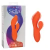 Stella Liquid Silicone Dual Teaser - Orange Vibrators CalExotics