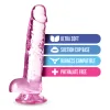 Naturally Yours - 7 Inch Crystalline Dildo - Rose Dildos Blush