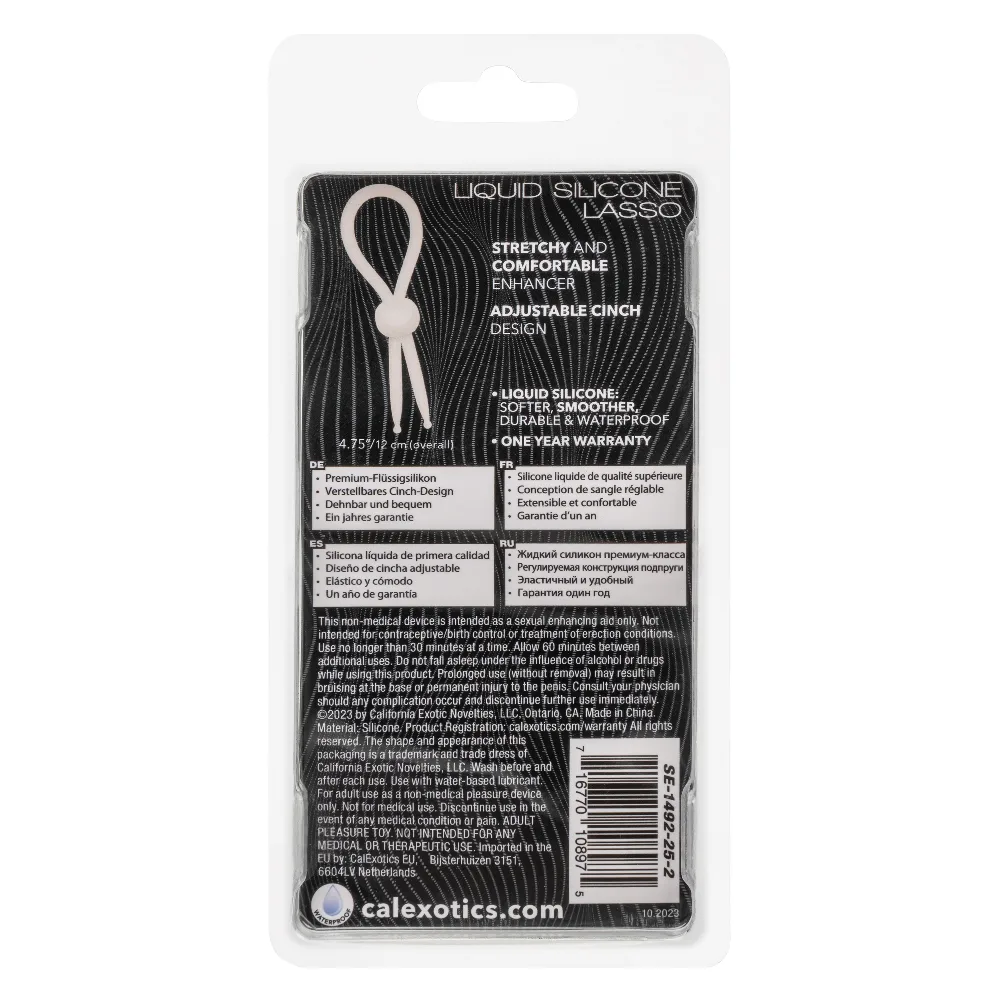 Alpha Liquid Silicone Lasso - Natural Enhancers CalExotics