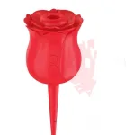 Wild Rose Le Point Suction/stim - Red Vibrators Icon Brands