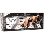 Obedience Bench With Sex Machine - Black BDSM & Kink XR Brands