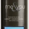 Me and You Massage Oil - Vanilla Sugar and Sweet Pea - 4.2 Oz. Lubes & Essentials Sensuva