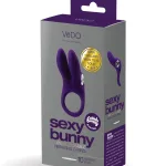 Sexy Bunny Rechargeable Ring - Deep Purple Festival & Rave VeDO