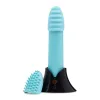 Nu Sensuelle Point Plus Bullet With Textured Sleeves - Tiffany Blue Vibrators Nu Sensuelle