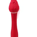 Wild Rose Suction Vibrator - Red Vibrators Icon Brands