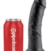 King Cock 8-Inch Cock - Black Dildos Pipedream