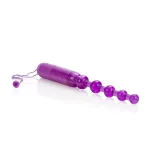 Vibrating Pleasure Beads - Purple Vibrators CalExotics