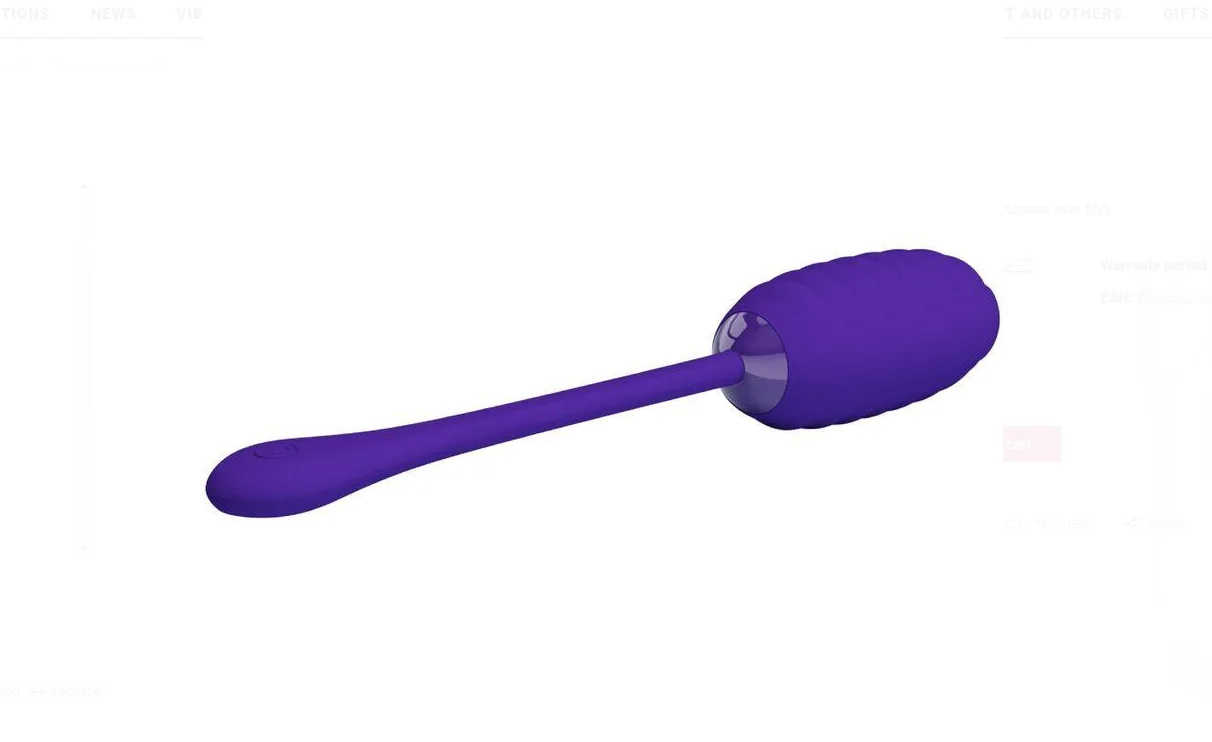 Kirk Rechargeable Vibrating Egg - Purple Vibrators Pretty Love