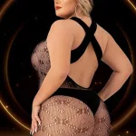 Halter Top Mini Dress - Queen Size - Black Robes & Sleepwear Lapdance