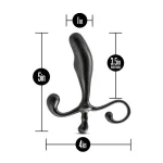 Anal Adventures - Prostate Stimulator - Black Anal Play Blush