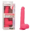 Rechargeable Rumbling and Thrusting Silicone Studs - Pink Festival & Rave CalExotics