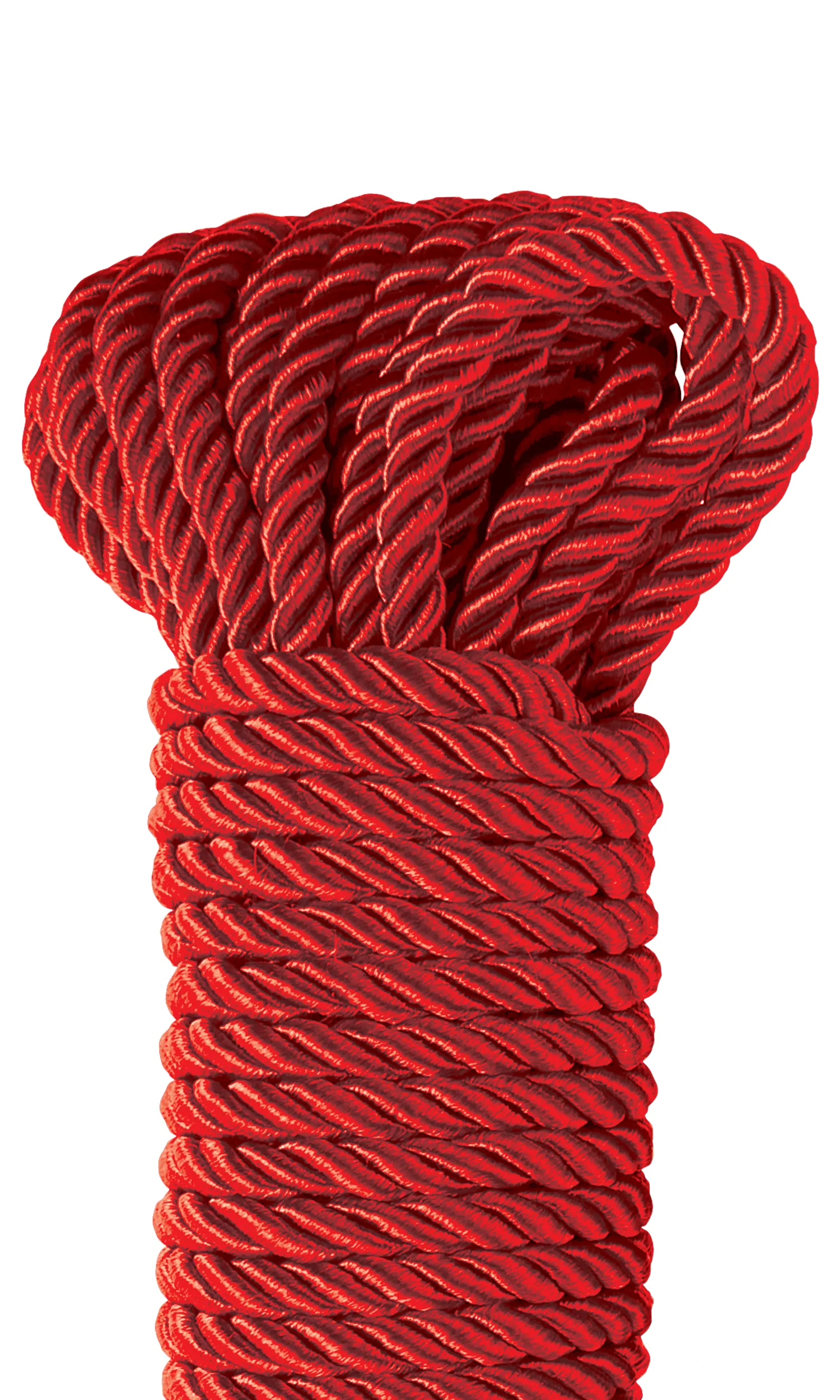 Fetish Fantasy Series Deluxe Silky Rope - Red BDSM & Kink Pipedream