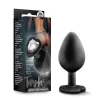 Temptasia - Bling Plug - Medium - Black Anal Play Blush