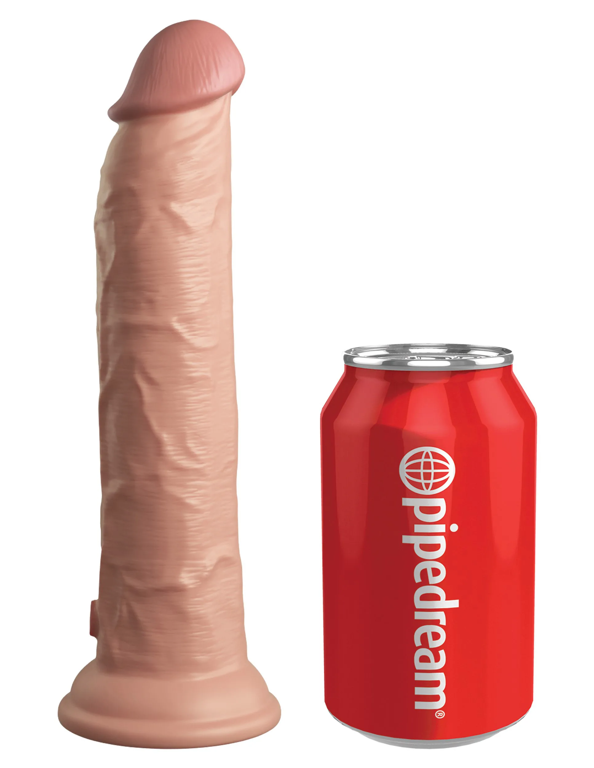 King Cock Elite 9 Inch Silicone Dual Density Cock - Light Dildos Pipedream