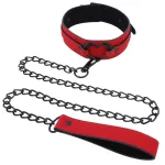 Amor Collar and Leash - Red BDSM & Kink Sportsheets