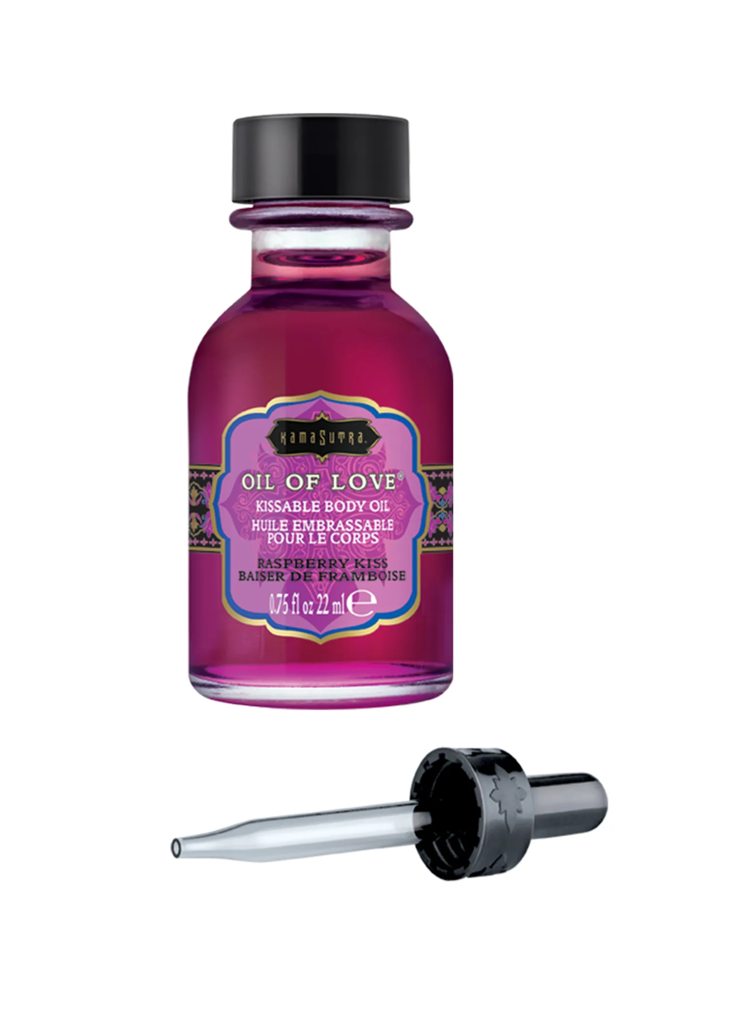 Oil of Love - Raspberry Kiss - 0.75 Fl. Oz. / 22 ml Lubes & Essentials Kama Sutra