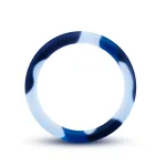 Performance - Silicone Camo Cock Ring - Blue Camoflauge Cockrings Blush