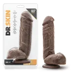 Dr. Skin - Mr. D - 8.5 Inch Dildo - Chocolate Dildos Blush