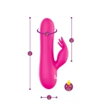 Freyja Mini Triple Ticklers Rabbit Vibe - Hot Pink Vibrators Viben
